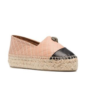 KURT GEIGER LONDON quilted platform espadrilles size 9.5
